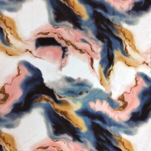 F02 — Navy and blush marble — full pattern