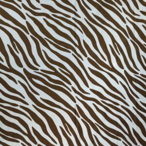 F30 — Brown and ivory stripes — full pattern